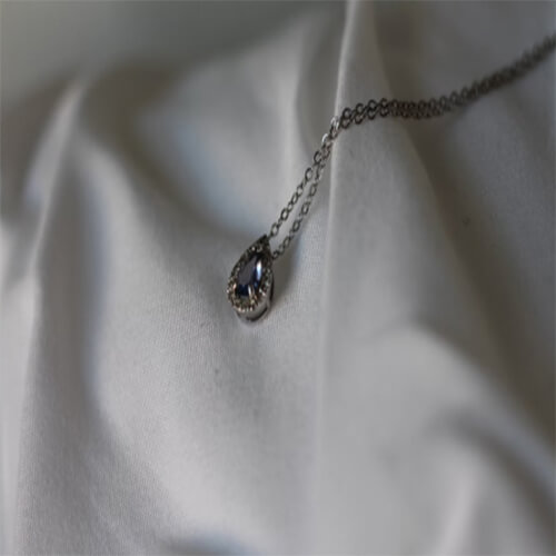 نیم ست نقره با طرح اشک - تصویر 4