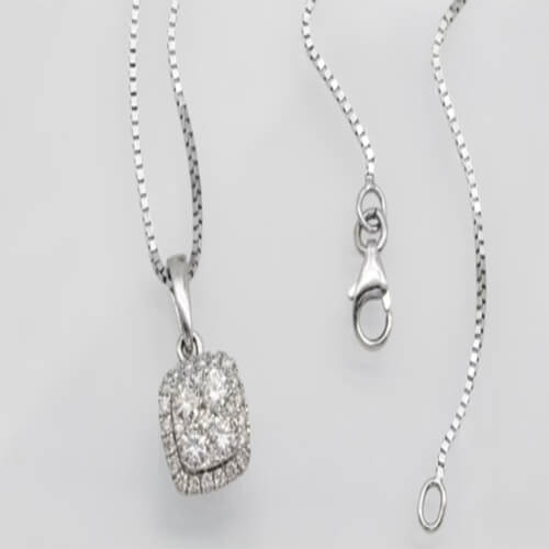 نیم ست نقره با طرح اشک - تصویر 3